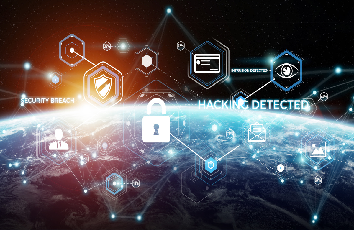 Digital Cybersecurity Icons